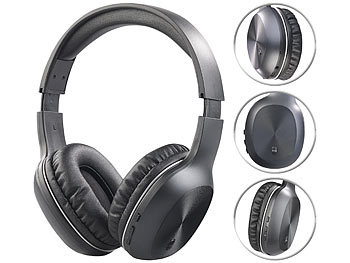 auvisio Over-Ear-Headset mit Bluetooth 4.1 & Active Noise Cancelling bis 15 dB