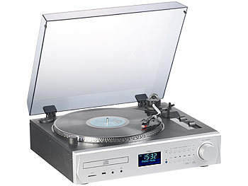 Stereoanlage mit Plattenspieler und CD-Player