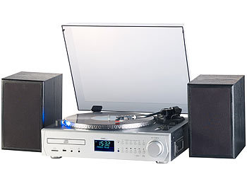 Stereoanlage mit Plattenspieler CD und DAB+