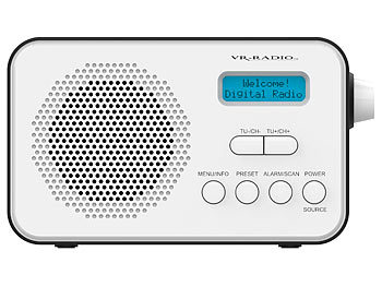 2,4" Tragbares DAB/DAB-Digitalradio Empfänger Bluetooth 5.0 Musik Player Wecker 