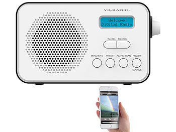 DAB+ Radio mit und Akku, Bluetooth