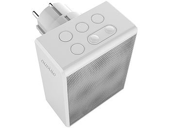 auvisio UKW-Steckdosenradio und Freisprecher, Bluetooth 5, 30 Senderspeicher