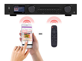 VR-Radio WLAN-HiFi-Tuner mit Internetradio, CD, DAB+, UKW & Bluetooth, MP3/WMA