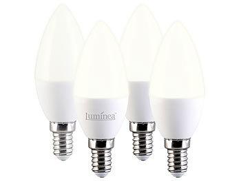 warmweiß 5 LED-Kerzen-Lampen E14 Leuchtmittel Birne E-14 230V Glühbirne 400lm 