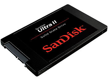 SanDisk Ultra II Solid State Drive (SSD), SATA III Festplatte, 480 GB