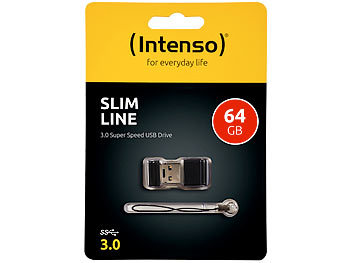 Intenso USB Stick Slim Line 64GB USB 3.0 Superspeed