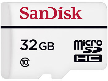 SanDisk High Endurance microSDHC-Speicherkarte 32 GB, Class 10