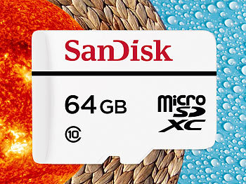 SanDisk High Endurance microSDXC-Speicherkarte 64 GB, Class 10