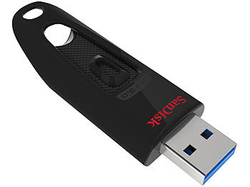 USB-Speicherstick zum Transportieren und Archivieren von Dokument, Musik, Video, Foto & Daten: SanDisk Ultra USB-3.0-Flash-Laufwerk, 64 GB (SDCZ48-064G-U46)