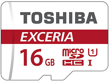 Toshiba Exceria microSDHC-Speicherkarte M302, 16 GB, Class 10 / UHS U1