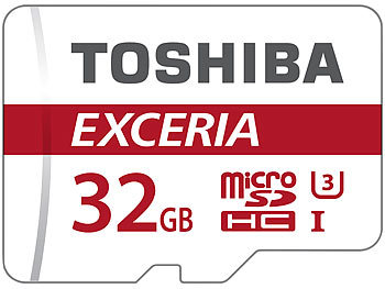 Toshiba Exceria microSDHC-Speicherkarte M302, 32 GB, Class 10 / UHS U3