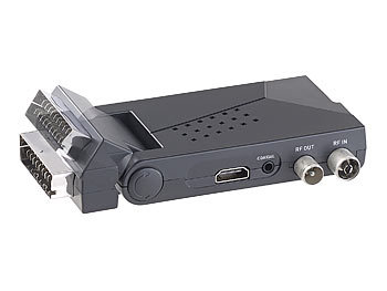DVB-T2-Receiver mit Scart-Anschlüssen