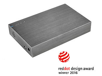 Intenso Memory Board Externe Festplatte 3,5", 4 TB, USB 3.0, Aluminium