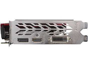 MSI Grafikkarte GeForce GTX 1050 Gaming X, DP/HDMI/DVI, 2 GB GDDR5