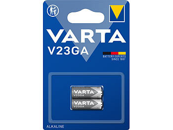 Batterie 12V A23: Varta 2er-Set Alkaline-Batterien Typ V23GA, 12 Volt