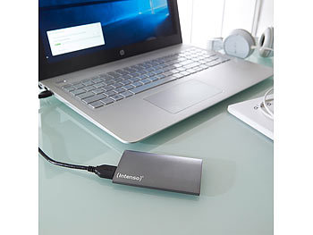 Intenso externe SSD, 256GB, 1,8", USB 3.0, Aluminium Premium Edition