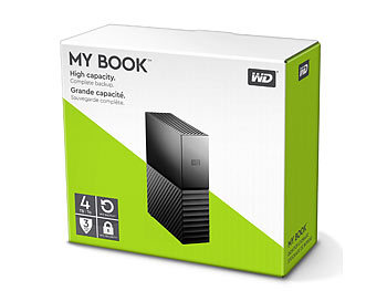 Western Digital My Book Desktop 4 TB, externe Festplatte USB 3.0 (WDBBGB0040HBK-EESN)