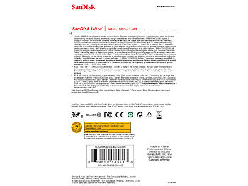 SanDisk Ultra SDXC-Speicherkarte 64 GB, Class 10, 48 MB/s, UHS-I