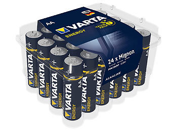 Energy Alkaline-Batterien Typ AA / Mignon, 1,5 V, 24er-Set / Batterien