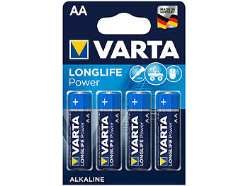 Longlife Power Alkaline-Batterie, Typ AA/Mignon/LR6, 1,5 V, 4er-Set / Batterien Aa