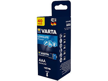 Longlife Power Alkaline-Batterie, Typ AAA/Micro/LR03, 1,5 V, 40er-Set / Batterien Aaa