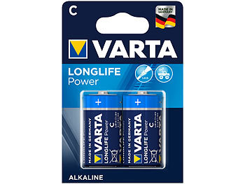 Longlife Power Alkaline-Batterie, Typ Baby / C / LR14, 1,5 V, 2er-Set / Batterien Lr14