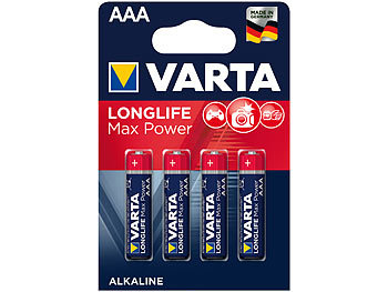 Longlife Max Power Batterie, Typ AAA / Micro / LR03, 1,5 V, 4er-Set / Batterie Aaa