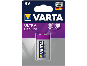Ultra Lithium-Batterie, Typ E-Block / 9V / 6FR61, 9 Volt / Batterien