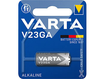 Batterien A23: Varta Electronics Alkaline-Batterie, Typ MN21 / V23GA, 50 mAh, 12 Volt