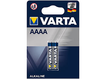 Electronics Alkaline-Batterie, Typ AAAA/Mini/LR61, 1,5 V, 2er-Set / Batterien