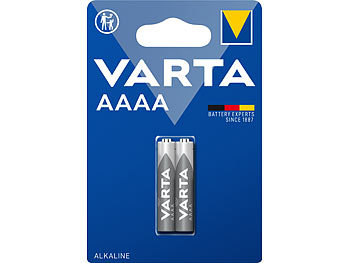 Varta Electronics Alkaline-Batterie, Typ AAAA/Mini/LR61, 1,5 V, 2er-Set