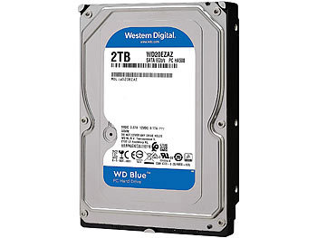 Western Digital WD Blue interne 3,5"-Festplatte WD20EZAZ, 2 TB, SATA III, 256MB Cache