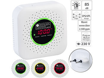 Smart Home Wifi Gasmelder Sensor Alarm Propan Butan Methan Sicher Gaslecksensor 
