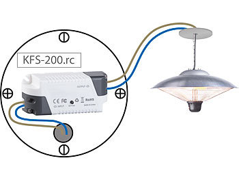 Funk WiFi Smarthome Modul Wechselschalter Ausschalter Smartware Lampe Sprachsteuerung