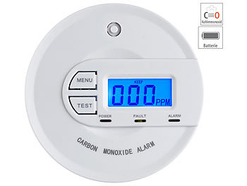 5er Set LCD Kohlenmonoxid CO Carbon Melder Gasmelder Detektor Gaswarner Alarm 