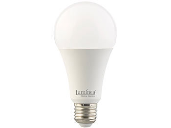 Luminea Home Control 4er-Set WLAN-LED-Lampen, für Amazon Alexa,GA, E27, RGBW, 15 W