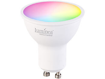 RGBW-GU10-LED-Lampen, kompatibel zu Amazon Alexa & Google Assistant