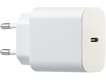 revolt USB Steckdose: 120-Watt-USB-C-Netzteil mit 4 Ports, GaN-Technologie,  PD 100 W, weiß (USB Netzteil iPhone)