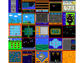 MGT 2in1-Retro-Spielekonsole, 7-cm-Farbdisplay (2,8"), 200 Spiele, 8 Bit
