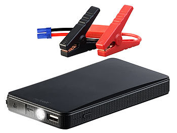 revolt USB-Powerbank mit Kfz-Starthilfe, LED-Leuchte, Versandrückläufer