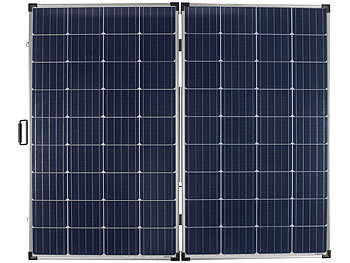 revolt Faltbares mobiles Solar Panel mit monokristallinen Zellen, 260 Watt