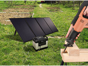 Solar-Stromerzeuger für Camping