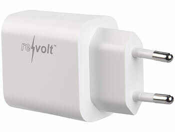Callstel 3in1-Ladestation für iPhone/AirPods/Apple Watch + 2-Port-USB-Netzteil