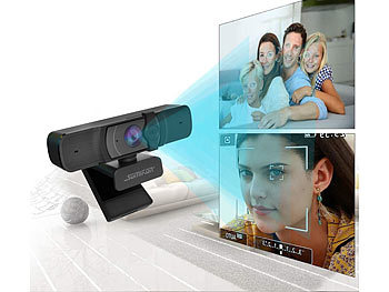 CATEDUS Full HD Webcam 1080P Videokamera mit Abdeckung Autofokus USB Webcam mit Mikrofon Plug and Play Webkamera für Desktop Mac Kamera für Skype Zoom Konferenzen Streaming Übertragungen Videoanruf 