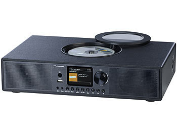 CD Player: VR-Radio Digitalradio mit DAB+, FM, Webradio, CD, Bluetooth, USB, 100 W, DSP
