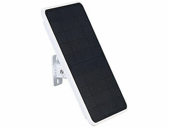 VisorTech 5,5-Watt-Solarpanel mit 5.000-mAh-Powerbank, 5V, für IP-Kameras u.v.m.