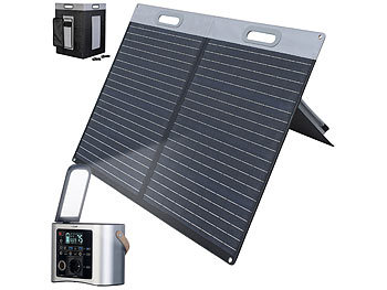 revolt Powerstation & Solar-Generator, 100-W-ETFE-Solarpanel, 333 Wh, 300 W