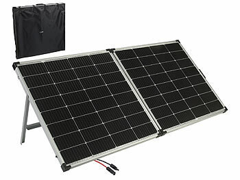 revolt Powerstation & Solar-Generator mit 240-Watt-Solarpanel, 100 Ah, 2200 W