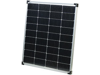 Solarpanels für Gärten: revolt 2er-Set Mobiles monokristallines Solarpanel, 110 W, MC4-Stecker, IP65