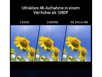 4K-UHD-Camcorder mit Touch-Display